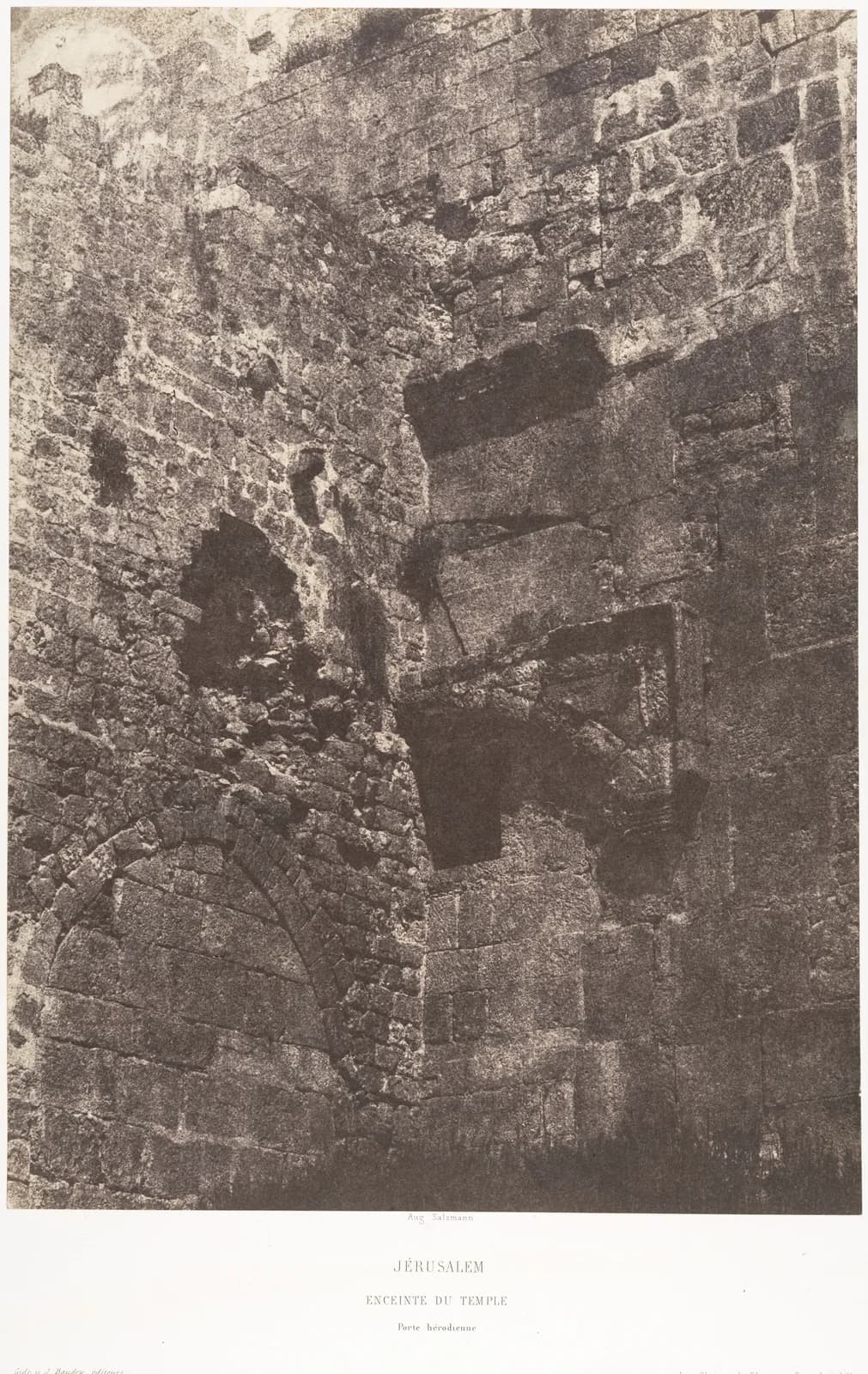 Jérusalem, Enceinte du Temple, Porte hérodienne
