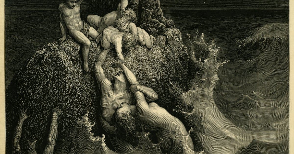 Gustave Dore, The Deluge (1866)