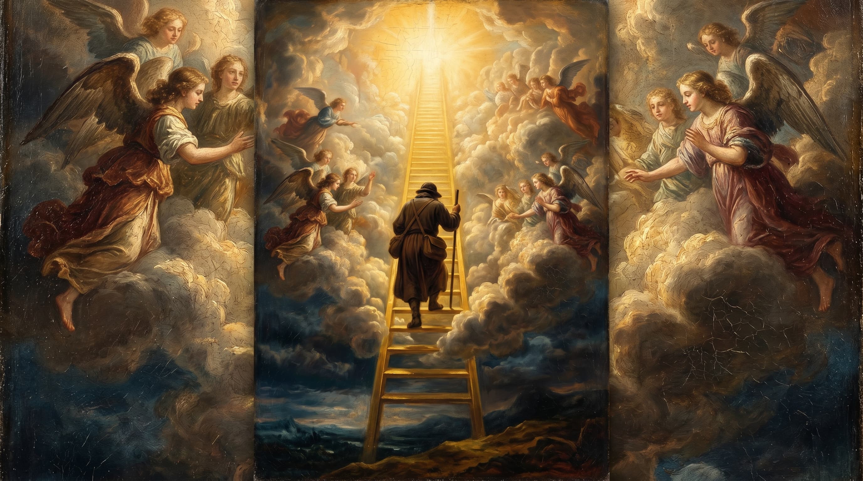 The celestial ascent between earth and heaven